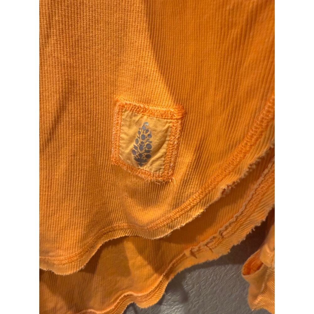 Fp Movement Simply Layer Top In Orange Size M - image 5